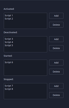 activy script manager mockup