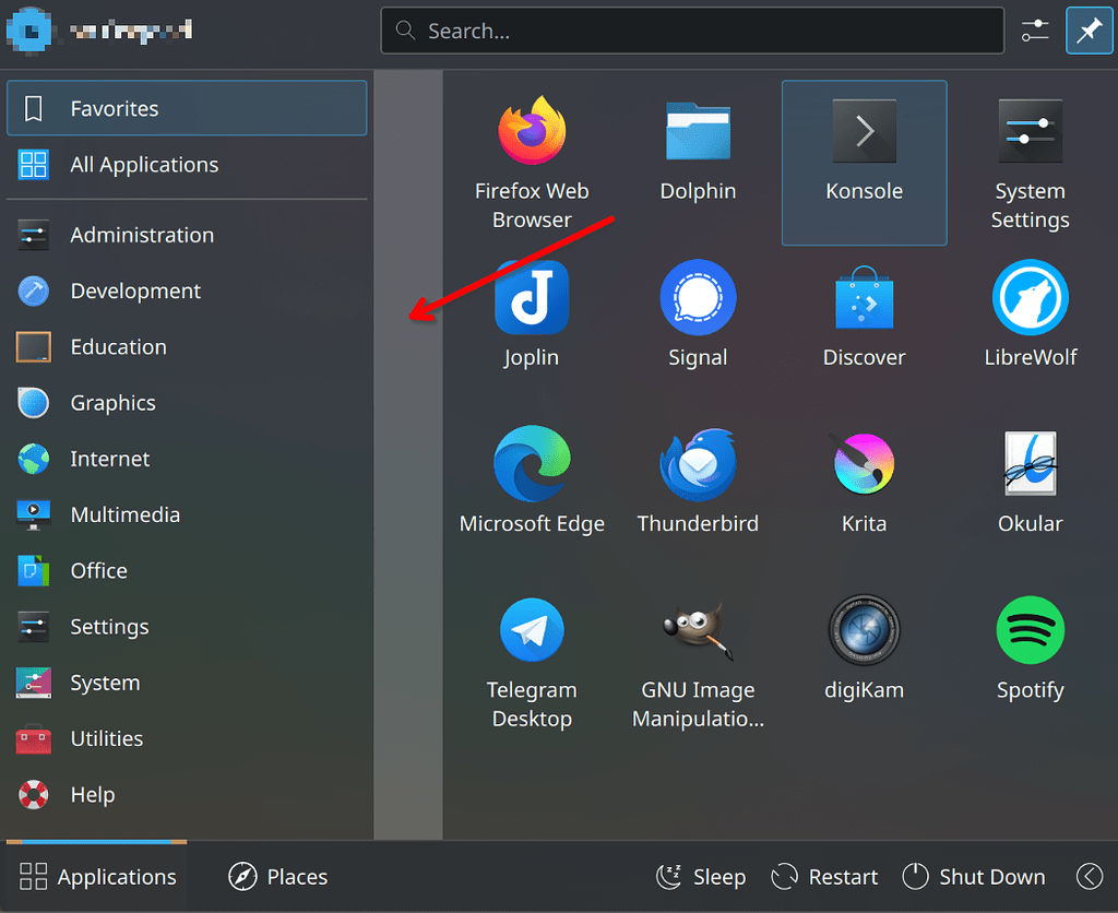 Application Launcher Messed Up After Trying Some Plasma Styles Help KDE Discuss