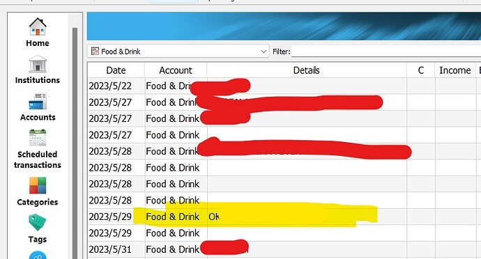 kmymoney screenshot 3