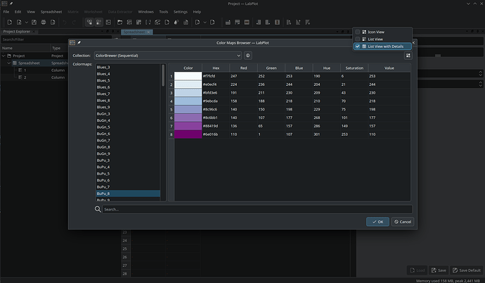 colormap