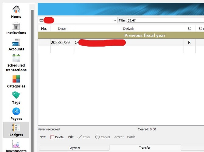 kmymoney screenshot 2