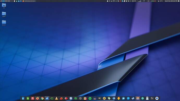 KDE desktop Oct 23