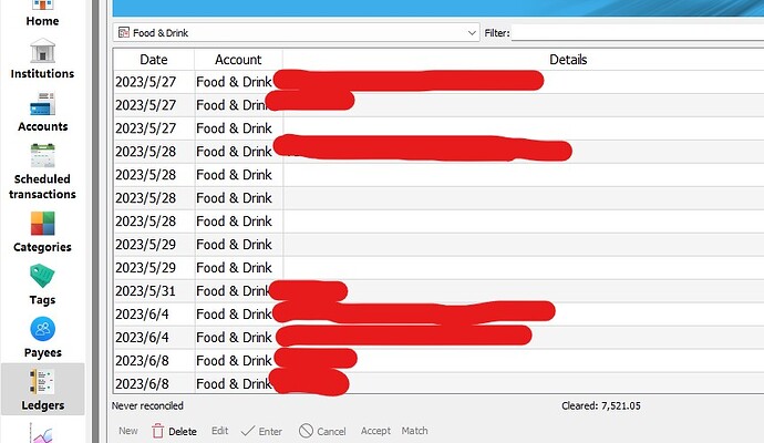 kmymoney screenshot 1