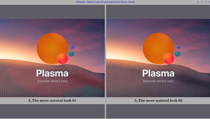 Anditosan - Plasma 6 Logo 06 more natural look 01 and 02