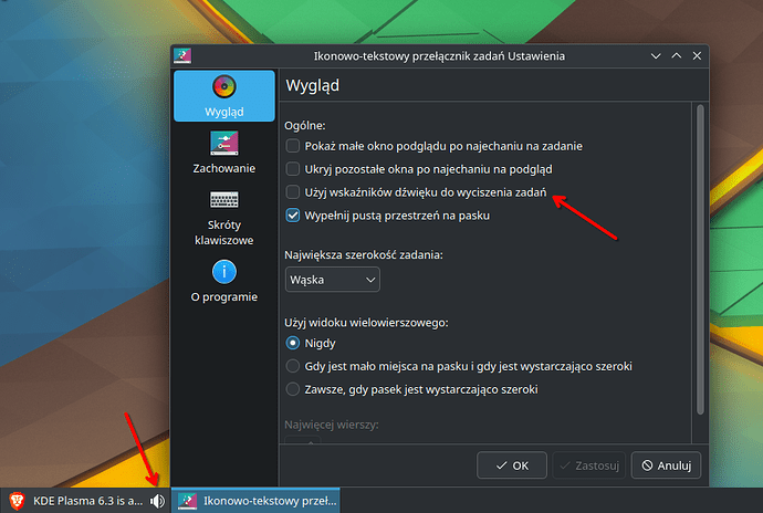 błąd KDE 6