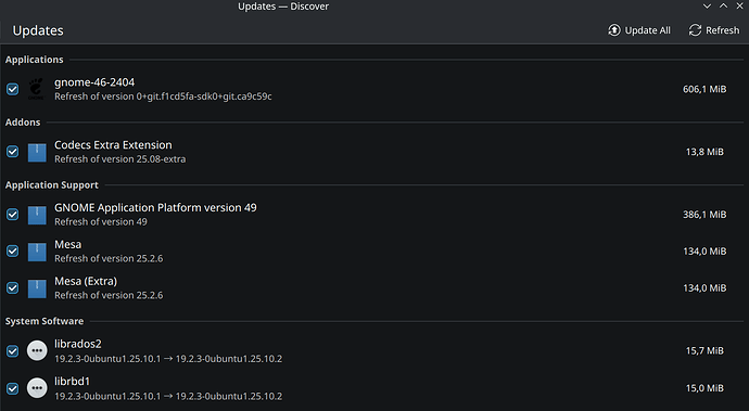 Discover - Update All - 4 Categories
