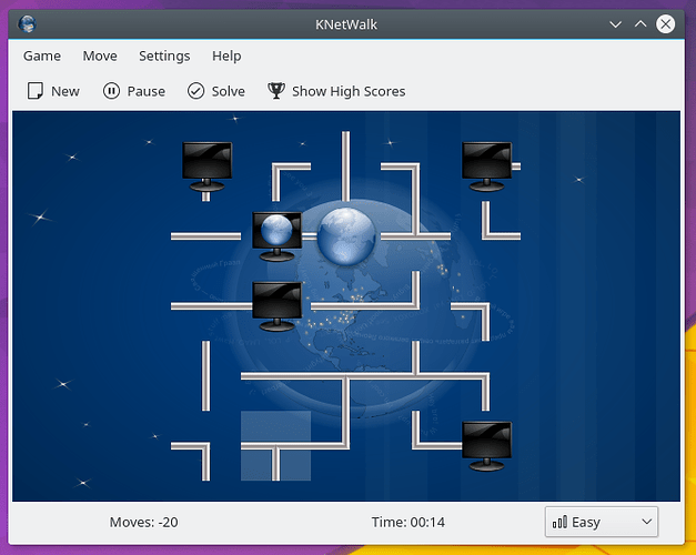 KNetWalk puzzle game
