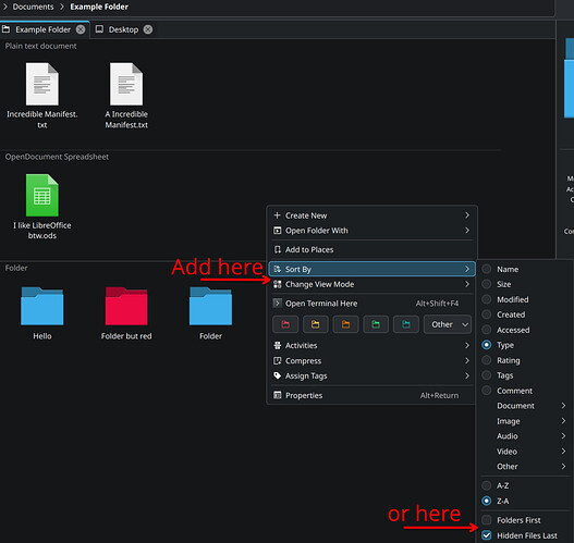 possible alternative and easier accessible location for Show in Groups