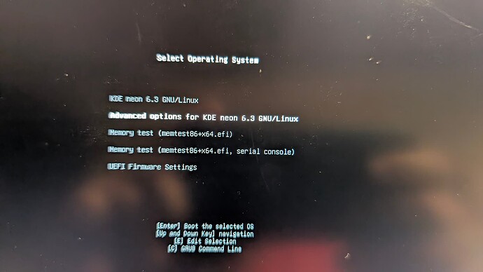 Grub Boot Menu