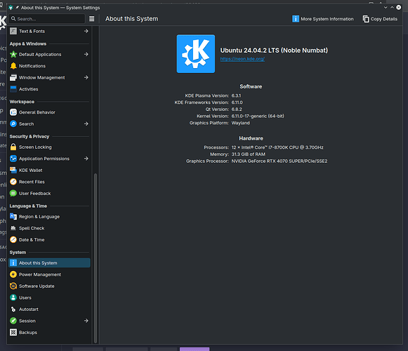 KDE as Ubuntu