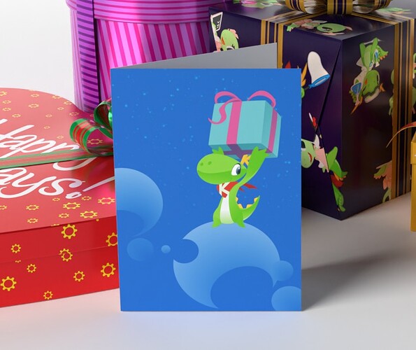 KDE Seasons Greeting card