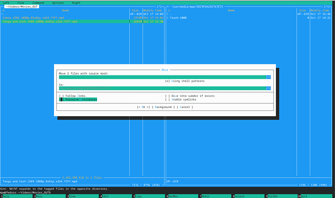 File move (MC - Option)