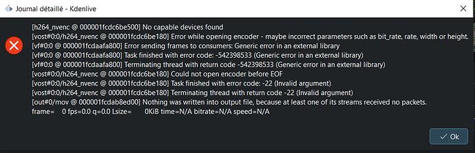 Message erreur + Log  (2)