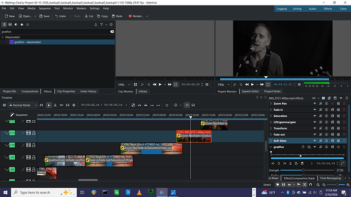 Kdenlive ver. 25.12.2-Gradfun effect NOT working