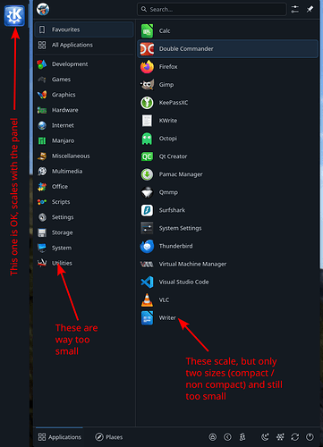 KDE Plasma 6.5.3 Application Launcher