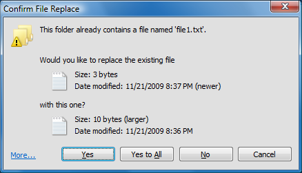 xp vista 7 dialog has date type