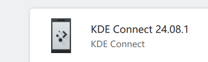 window KDE Connect version窗口 KDE Connect 版本