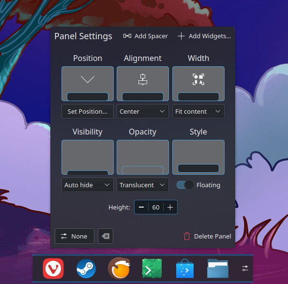 Plasma 6 dock/panel too long on boot - Help - KDE Discuss