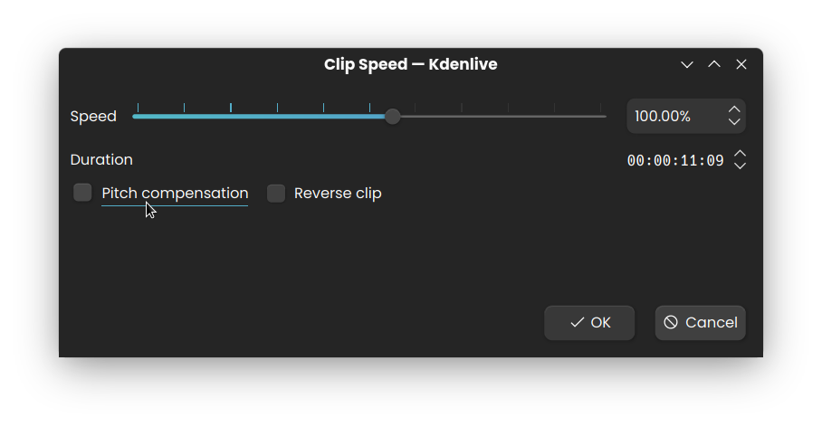 how-to-return-normal-sound-after-change-speed-of-a-clip-help-kde