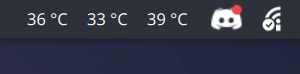 Thermal Monitor widget 2